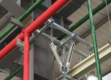 湄潭该抗震支架的整体式支吊架结构协调性好